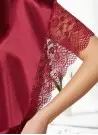 PCJ 4438 Bordo Пеньюар с Халатом 2-ка Pierre Cardin Оптом Турция Фабрика Купить