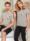 Berrak 8144 TAS Футболка Хлопковая Женская T-Shirt Berrak Оптом Турция Фабрика Купить
