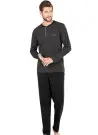 PC Pj2 5656 Siyah Жаккардовая Мужская Пижама Pierre Cardin Оптом Турция Фабрика Купить
