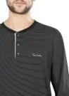 PC Pj2 5656 Siyah Жаккардовая Мужская Пижама Pierre Cardin Оптом Турция Фабрика Купить