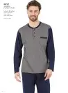 PC Pj2 6057 Laci Жаккардовая Мужская Пижама Pierre Cardin Оптом Турция Фабрика Купить