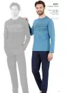 PC Pj2 6061 Mavi Мужская Пижама 100% Хлопок PENYE Pierre Cardin Оптом Турция Фабрика Купить
