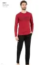 PC Pj2 6061 Bordo Мужская Пижама 100% Хлопок PENYE Pierre Cardin Оптом Турция Фабрика Купить