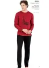 PC Pj2 6064 Bordo Мужская Пижама 100% Хлопок PENYE Eiffel Paris Pierre Cardin Оптом Турция Фабрика Купить