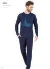PC Pj2 6064 Laci Мужская Пижама 100% Хлопок PENYE Eiffel Paris Pierre Cardin Оптом Турция Фабрика Купить