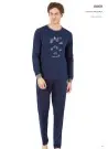 PC Pj2 6069 Lac Мужская Пижама 100% Хлопок PENYE Pierre Cardin Оптом Турция Фабрика Купить