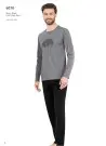 PC Pj2 6070 Gri Мужская Пижама 100% Хлопок PENYE Pierre Cardin Оптом Турция Фабрика Купить