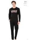 PC Pj2 6071 Syah Мужская Пижама 100% Хлопок PENYE Pierre Cardin Оптом Турция Фабрика Купить