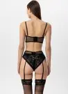 PC Modasima 4883 Siyah Комплект Бюстгальтера с Пуш-Апом и Подвязками PUSH UP Milan Pierre Cardin Оптом Турция Фабрика Купить