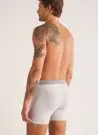 1C11CBXK031.006C00079 Длинные Мужские Боксеры с двойной пуговицей LONG SHORT Gri Kom  Оптом Турция Фабрика Купить